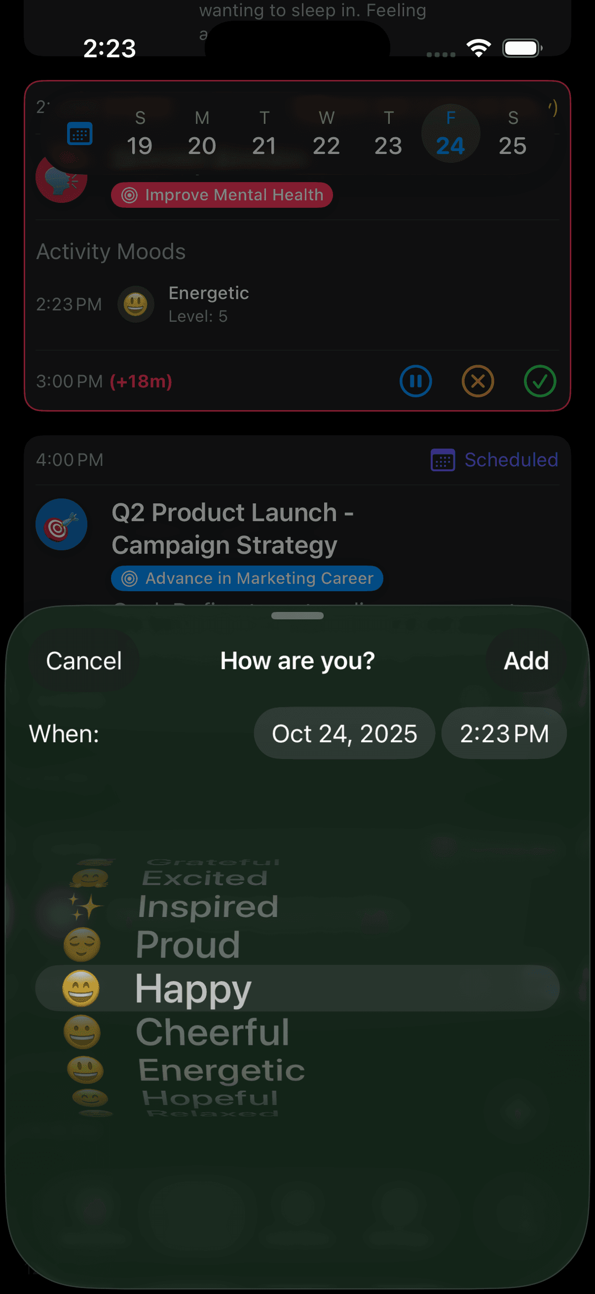 Mood Tracking