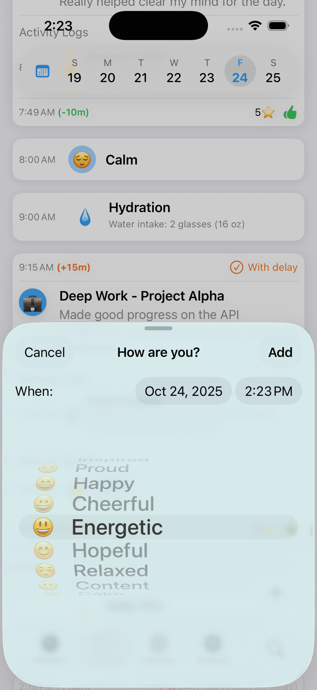 Mood Tracking