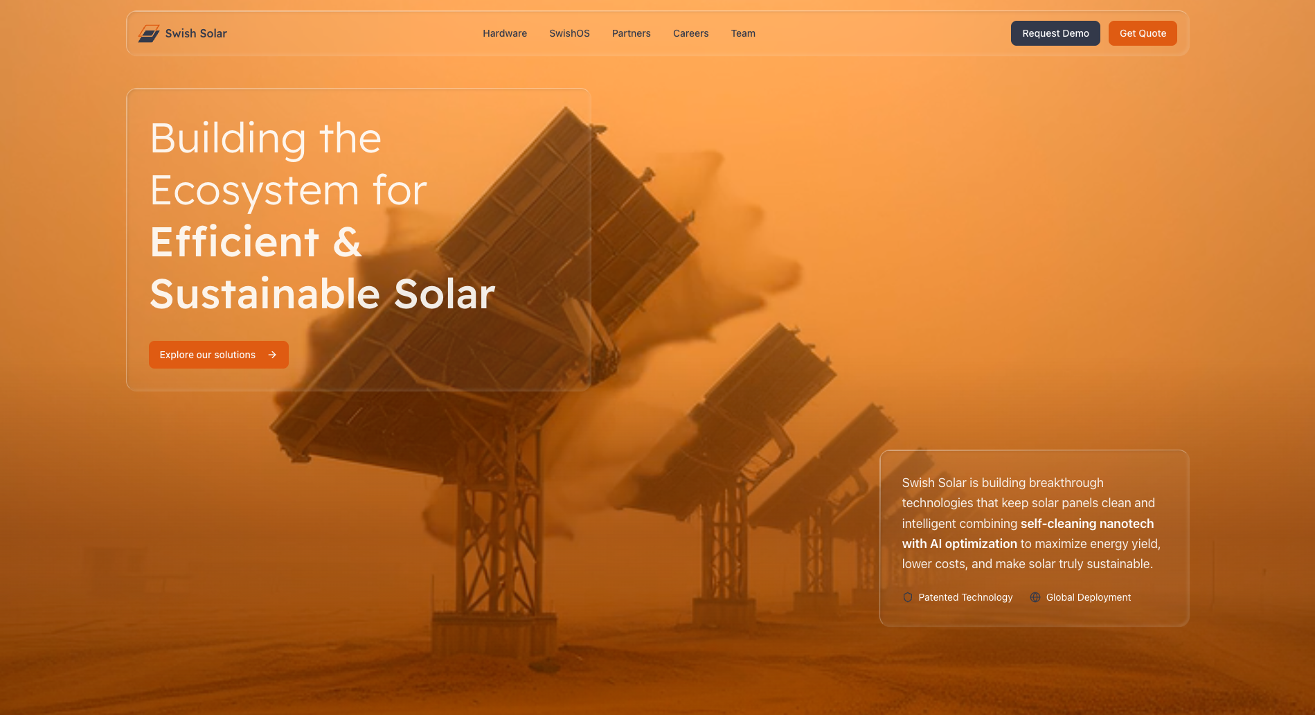 SwishSolar project preview